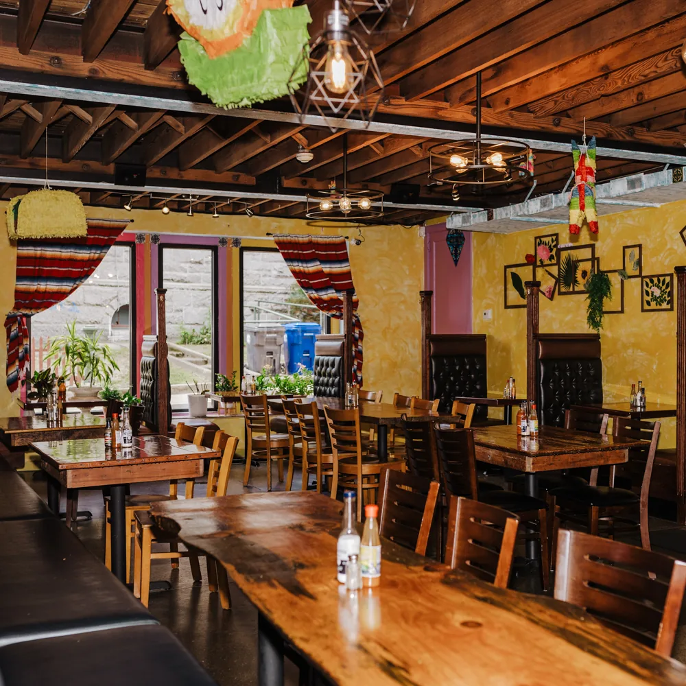 Outdoor dining area